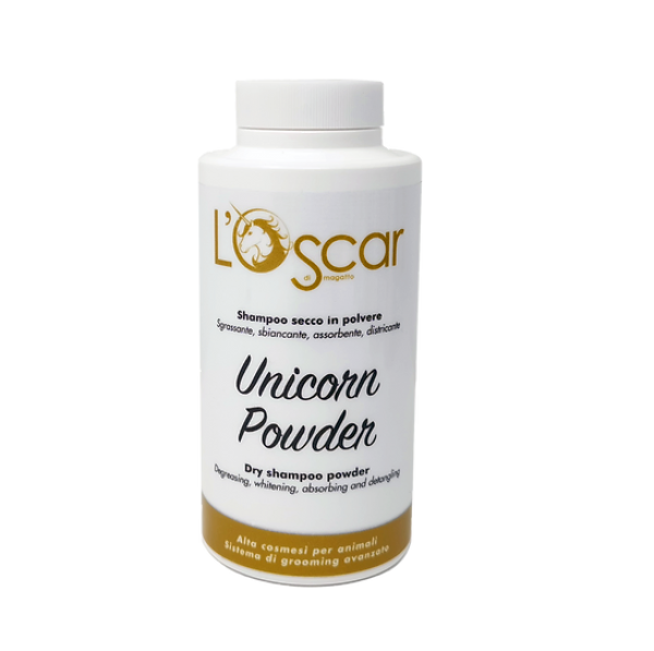 L'Oscar Unicorn Powder Katzen Pulvershampoo und Entfetter 130 Gramm
